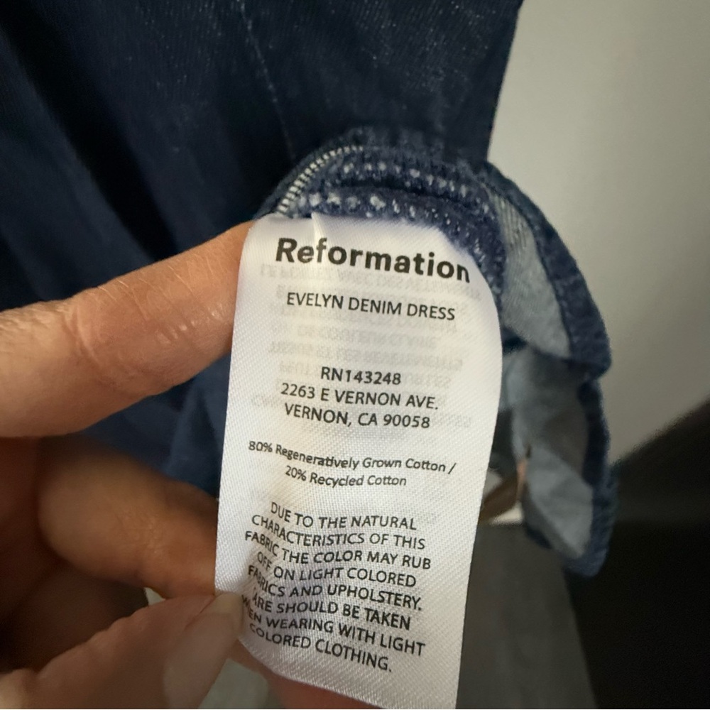 Reformation Evelyn Denim Dress - Picture 8 of 11